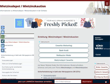 Tablet Screenshot of mietzins-depot.ch
